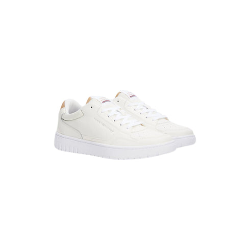 Sneakers Uomo in pelle TH Basket Core Ecru Tommy Hilfiger- Francavilla Moda